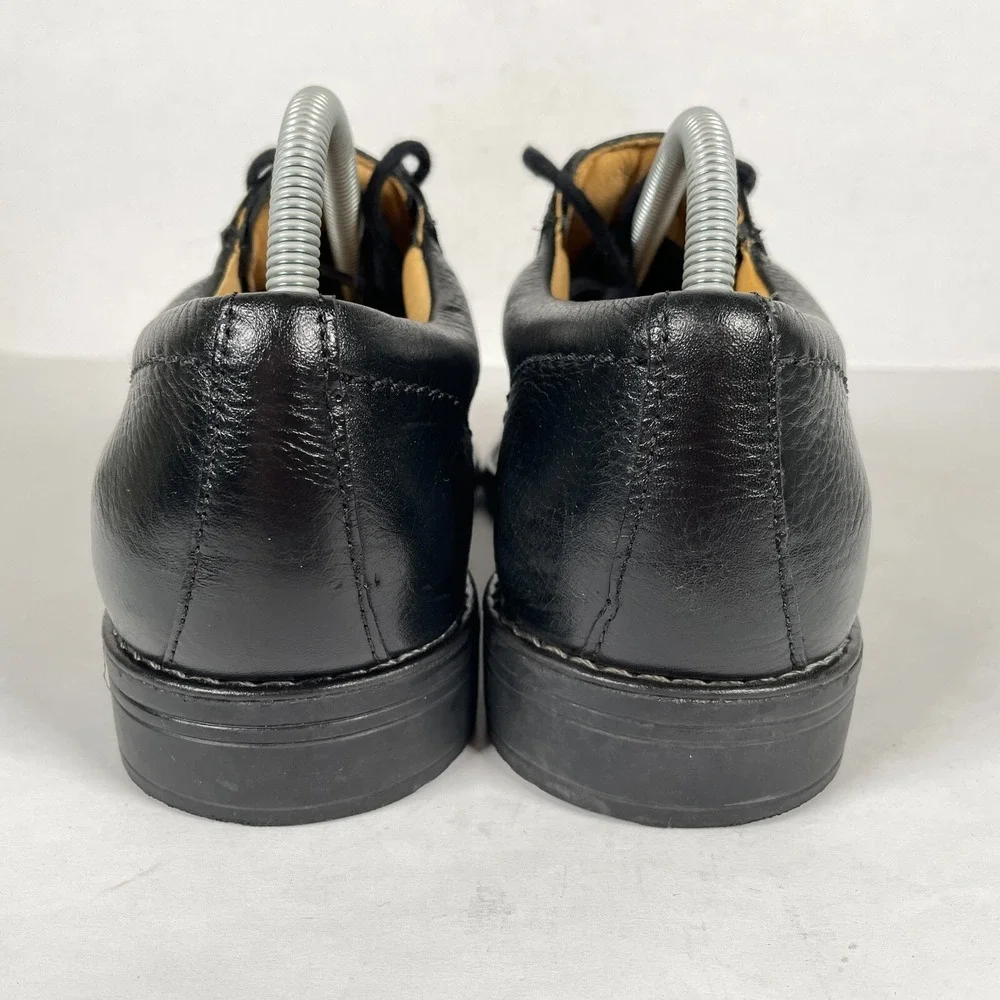 Sandro Moscoloni Belmont Mens Size 8 D Black Pebbled Leather Bicycle Toe Shoes